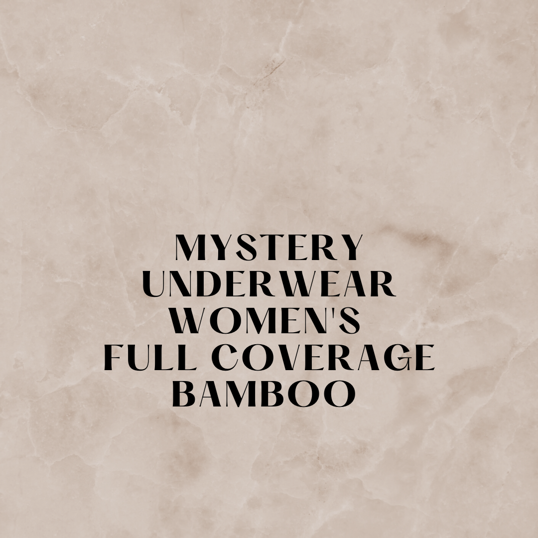 Mystery Women's Underwear Full Coverage Bamboo – The Ruffled Raven