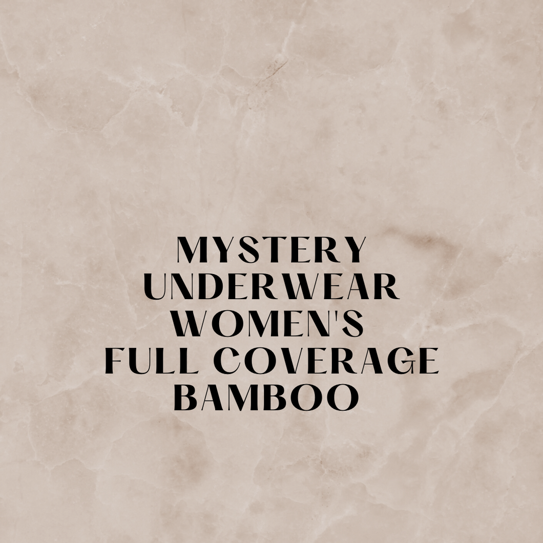 Mystery Women's Underwear Full Coverage Bamboo